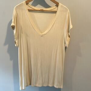 POL Medium Burnout‎ V-Neck Tee